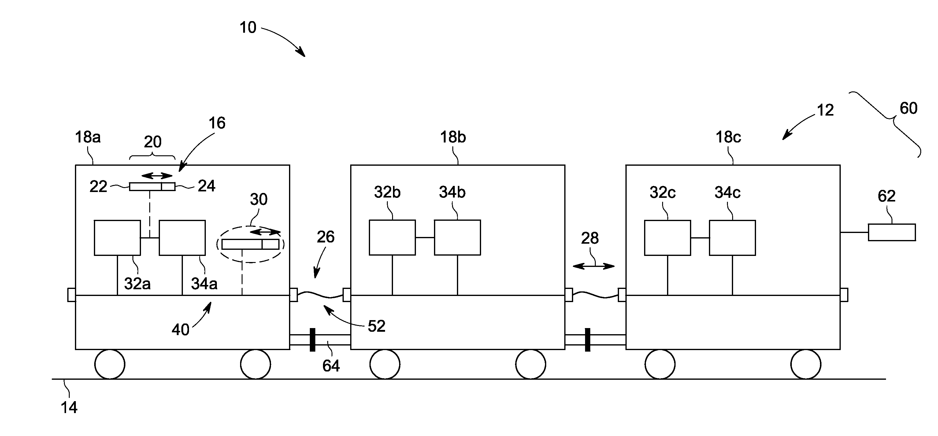 System and method for communicating data in locomotive consist or other vehicle consist