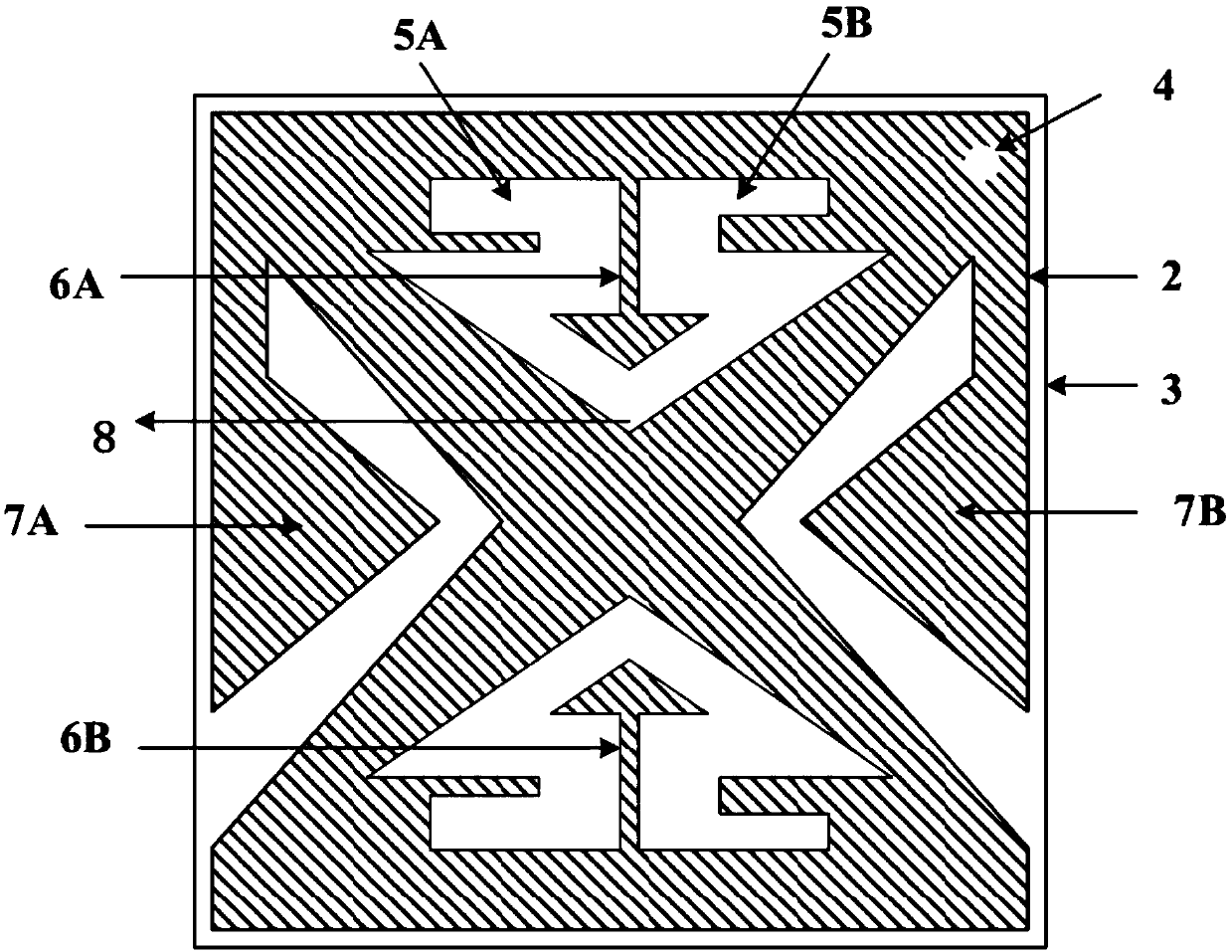 Implanted type circularly polarized antenna applied to wireless medical telemetering