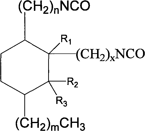 Alicyclic diisocyanate and preparation method and purposes thereof