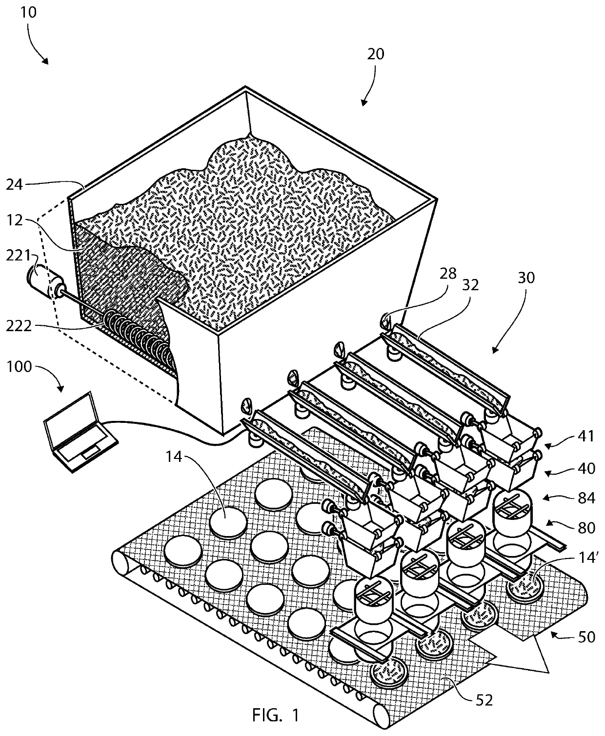 Food processing system and a food processing method