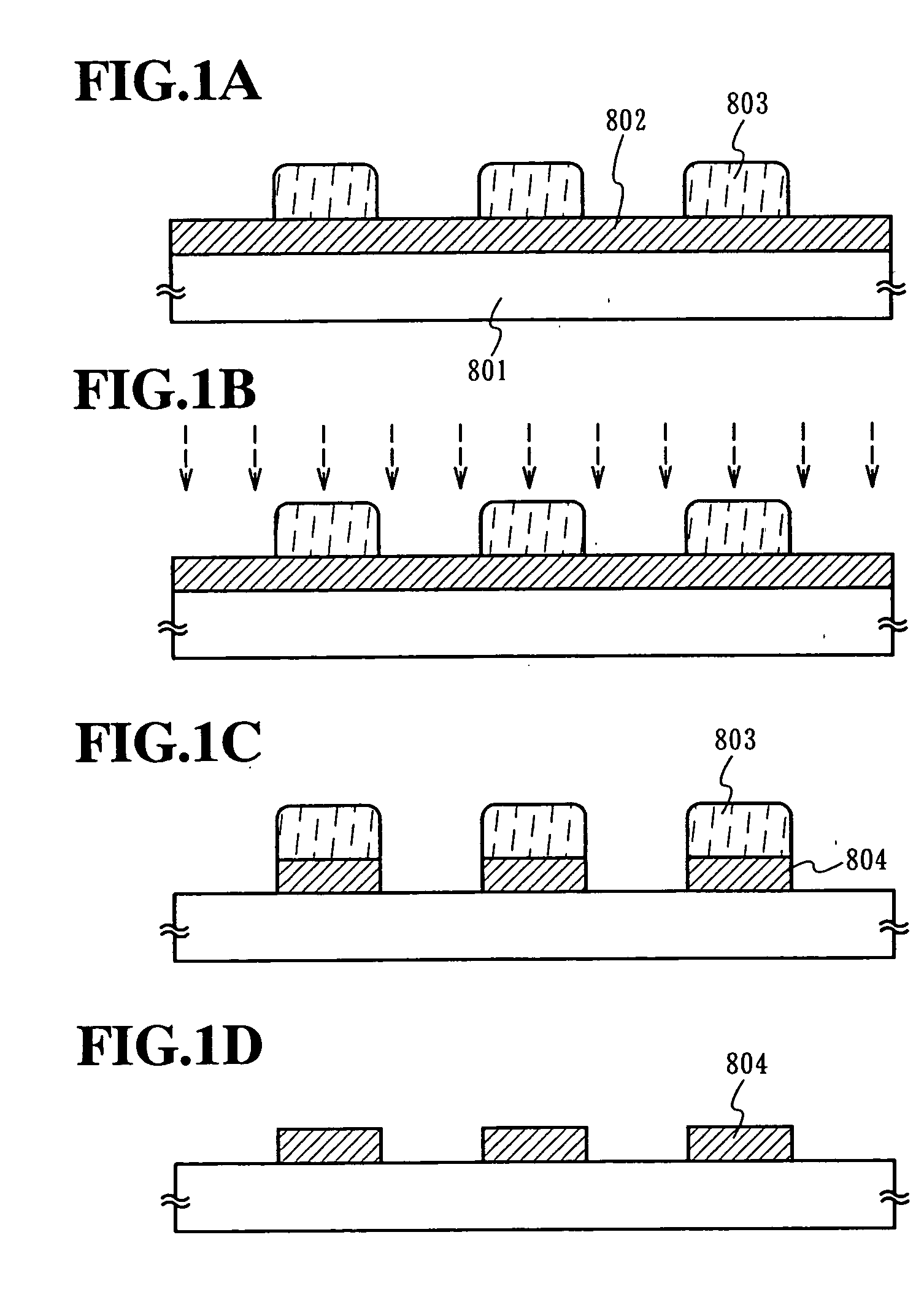 Method for removing resist pattern and method for manufacturing semiconductor device