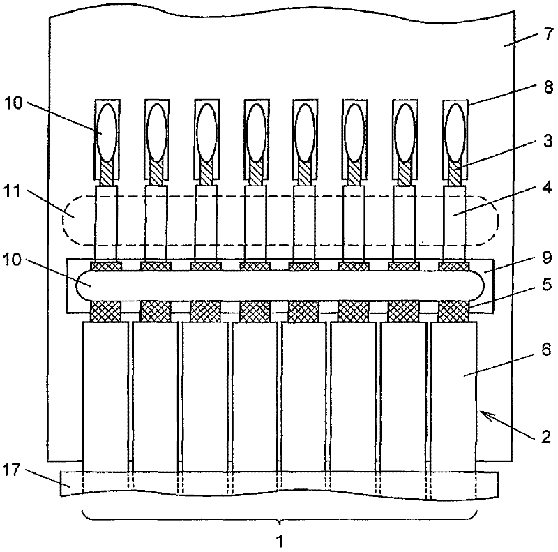 Cable connection structure and cable connection method