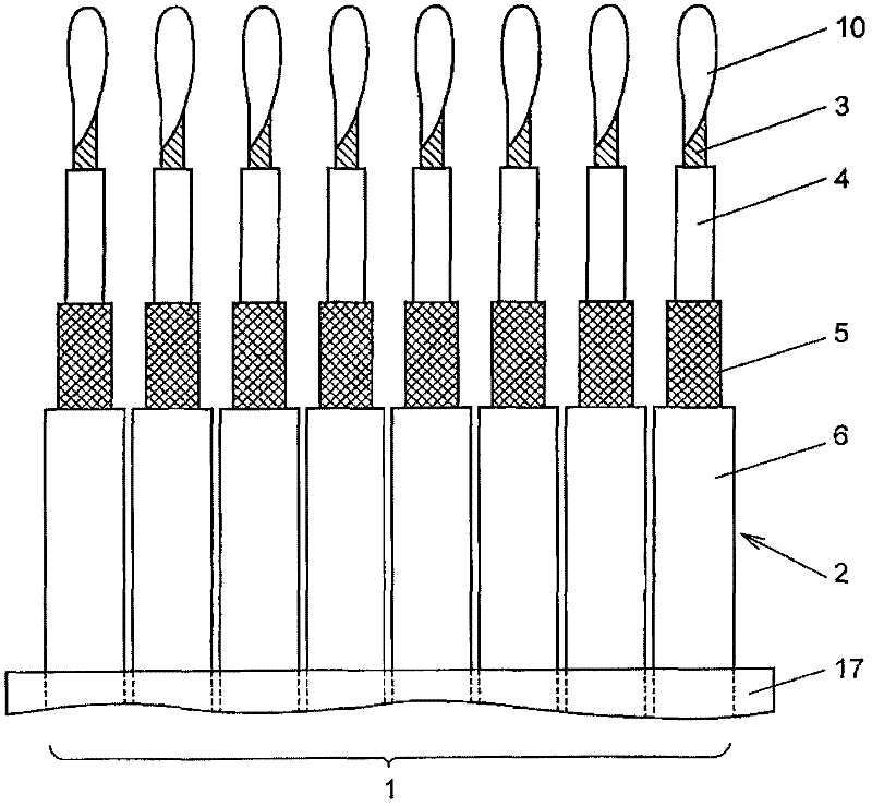 Cable connection structure and cable connection method