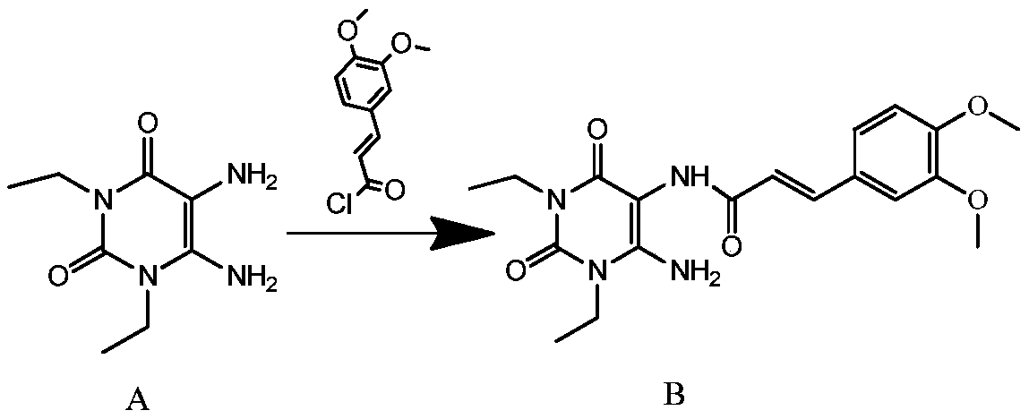 Preparation method of istradefylline intermediate