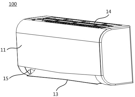 Wall-mounted air conditioner and condensation treatment method thereof