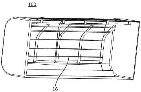 Wall-mounted air conditioner and condensation treatment method thereof