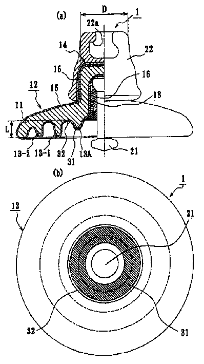 Suspended insulator