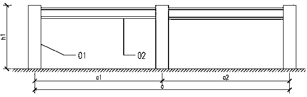 Profile steel concrete transfer beam and reverse construction method thereof