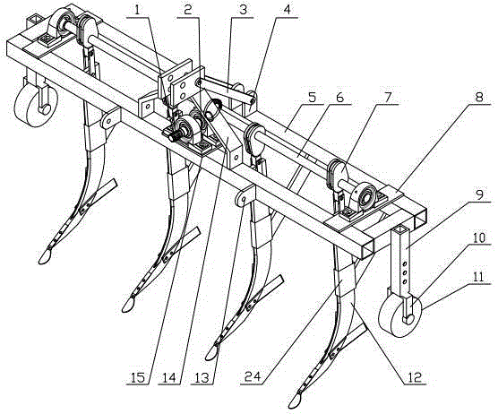 Vibration deep subsoiler