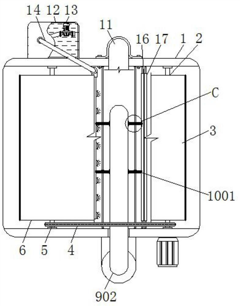 Preservative film cutting device capable of preventing edge from curling during cutting