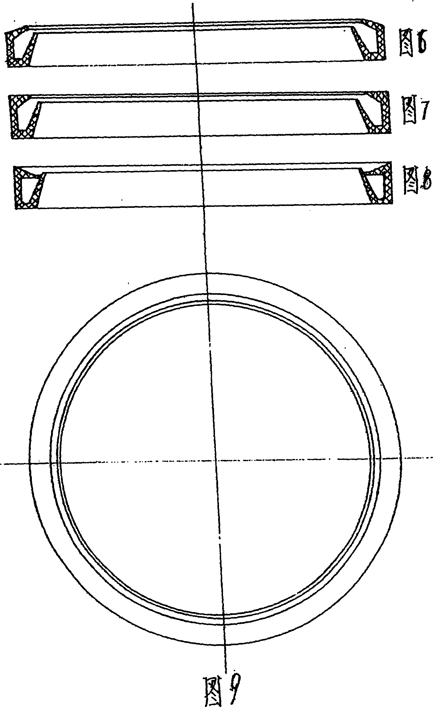 Spherical double suspension wide hook rapid pipe joint