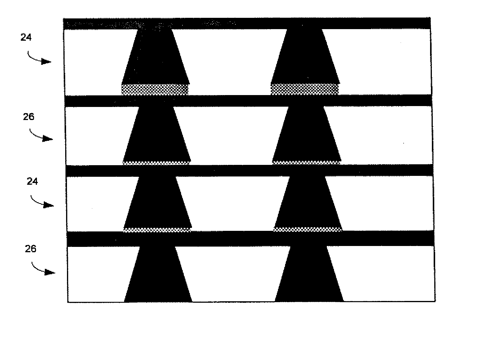 Methods for Fabricating Three-Dimensional All Organic Interconnect Structures