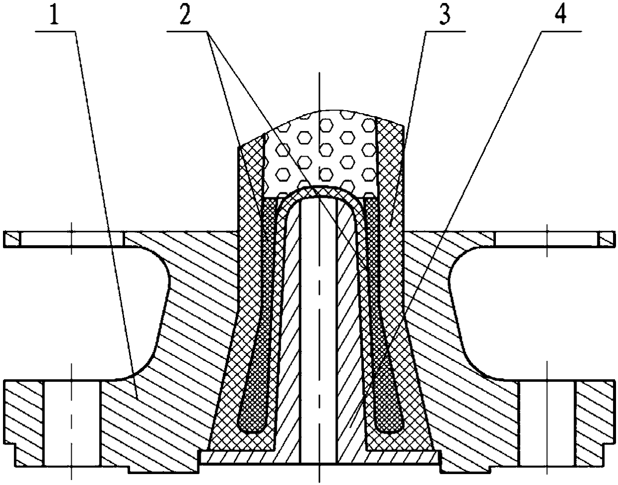 Method for manufacturing wedge block having same length of curves of each cross section