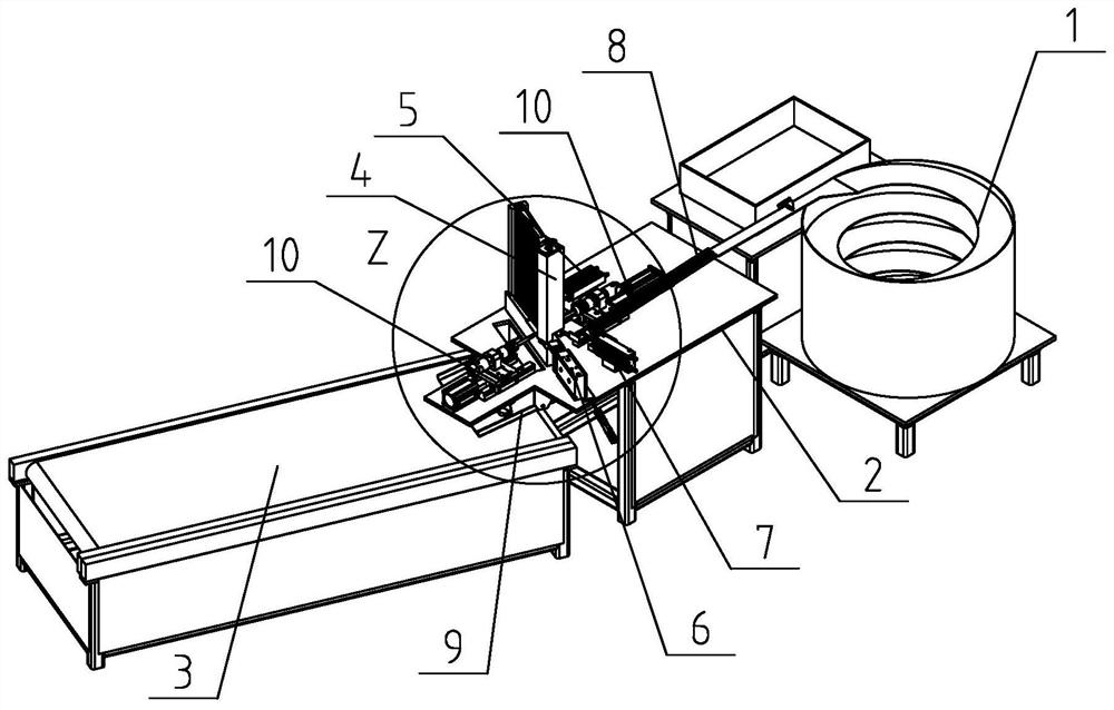 Automatic assembling device for movable jaw of wrench