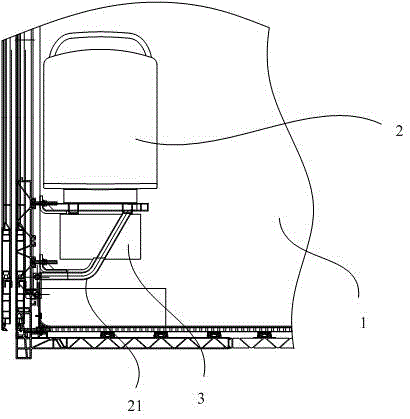 Compartment for tramcar and tramcar