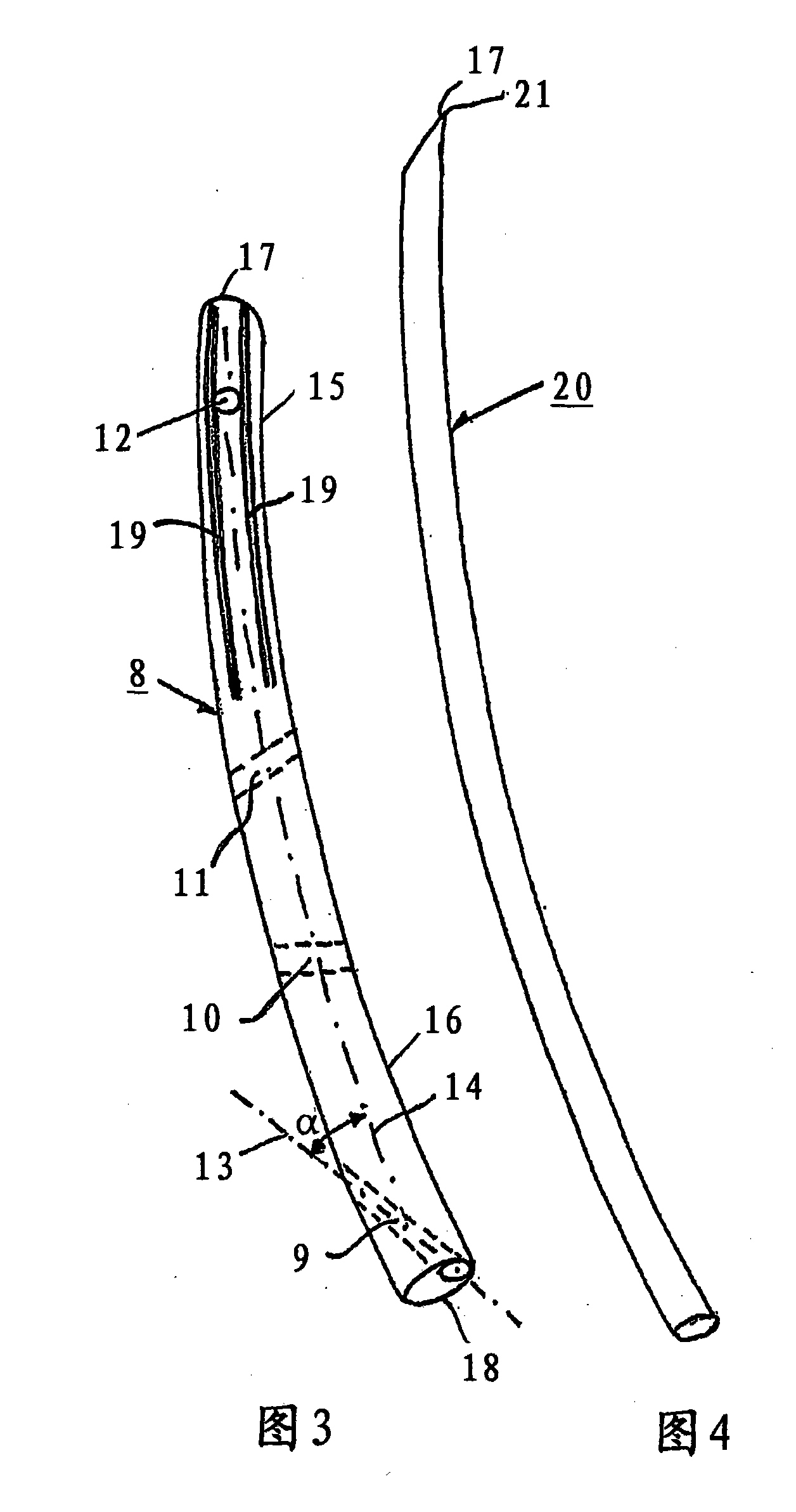 Bone nail for the heel