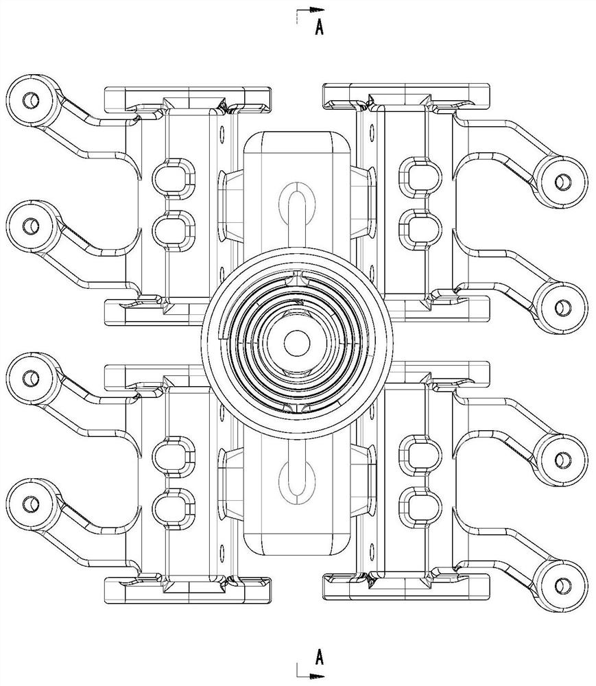 Wedge-shaped gate stick and investment casting method