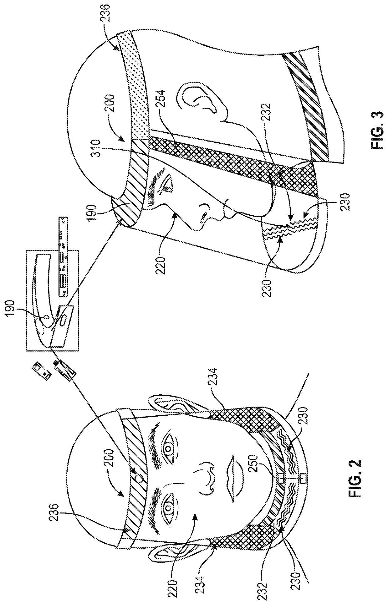 See-through face mask and filtration system for the same