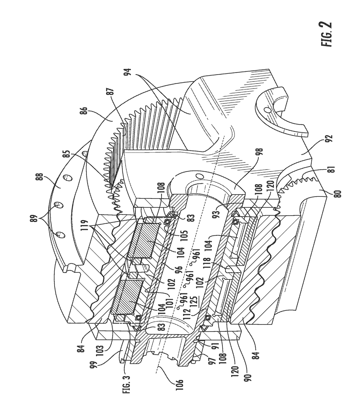 Gearbox planet attenuation spring damper