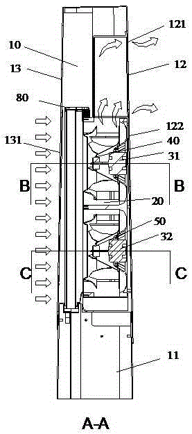 Three-dimensional surrounding air supply device and air conditioning device comprising same