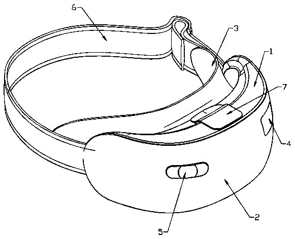 Eye atomizer and control circuit thereof