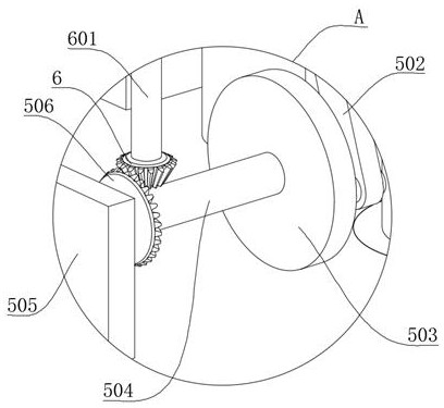 A lightning protection system for a wind power generating set