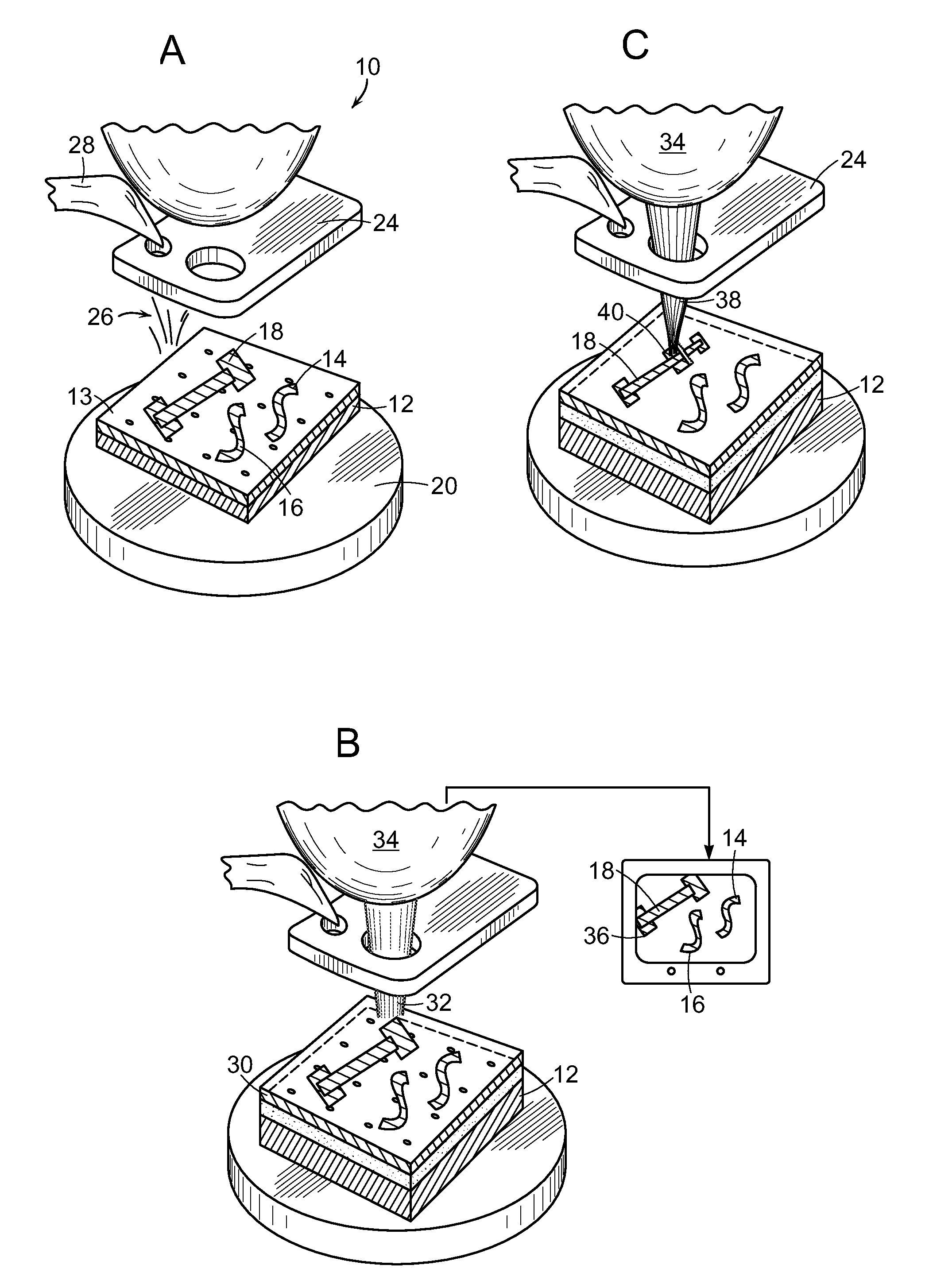 Electron Beam Processing With Condensed Ice