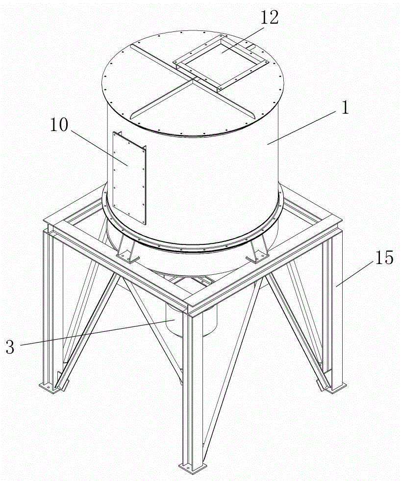 Crushed garbage quantitative feeding device