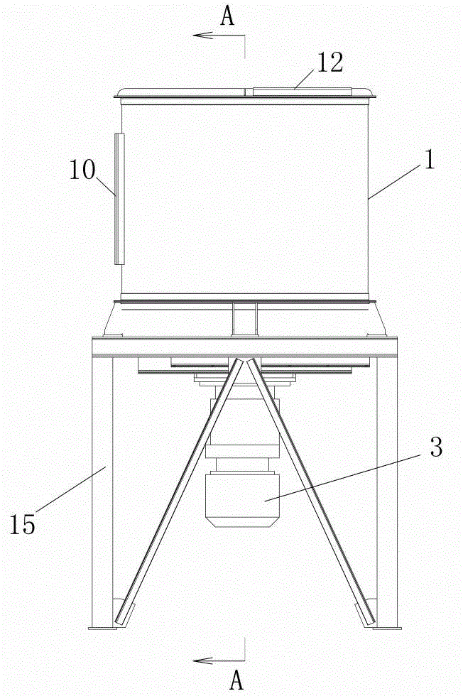 Crushed garbage quantitative feeding device