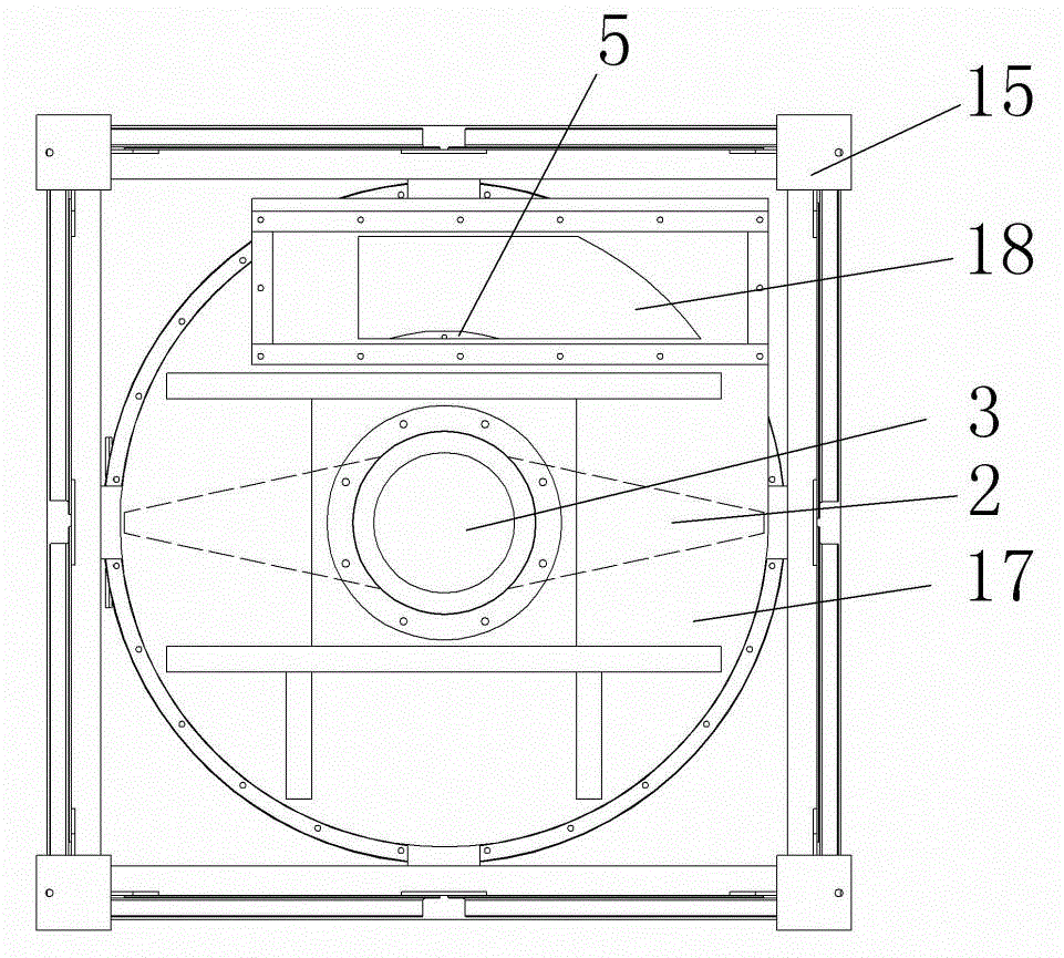 Crushed garbage quantitative feeding device