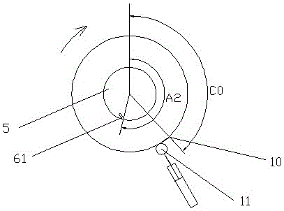 Control method for preventing steel coil inner ring from core pulling during coil stripping of coiling machine