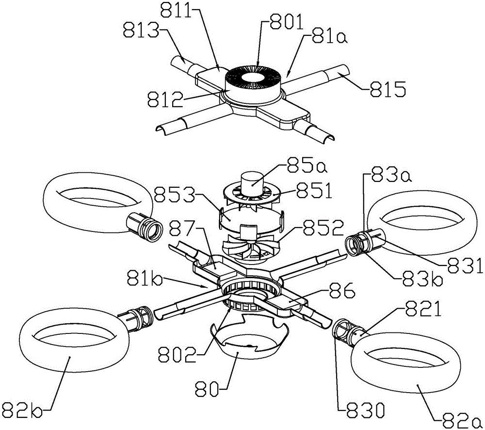 Express package transporting unmanned aerial vehicle