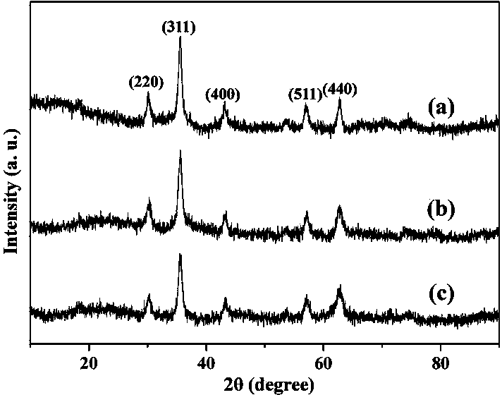 Preparation method and purpose thereof of spherical ferriferrous oxide nano particles with controllable size