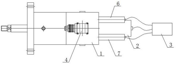 Hydraulic servo control system for sliding mechanism