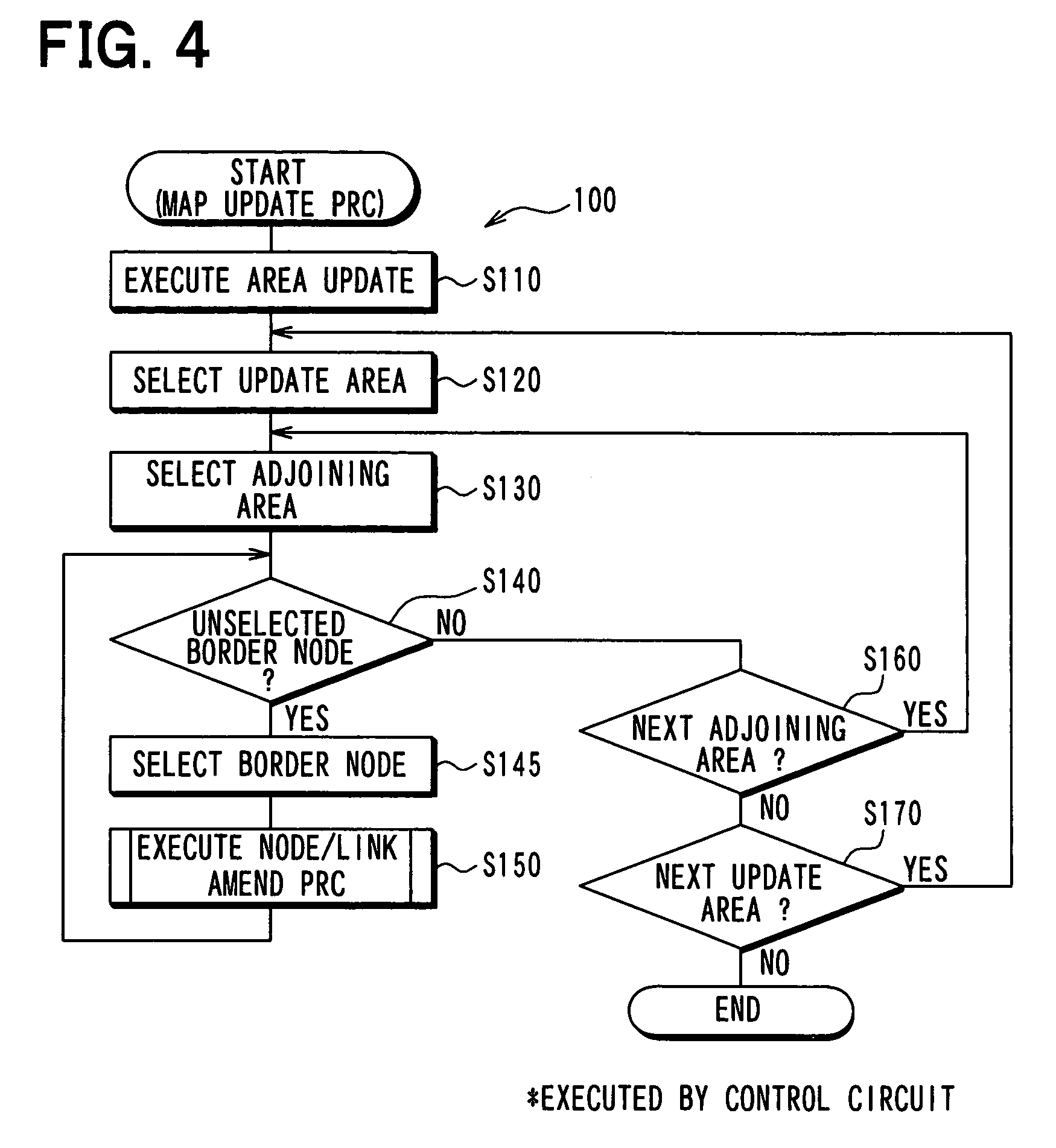 Map data update apparatus