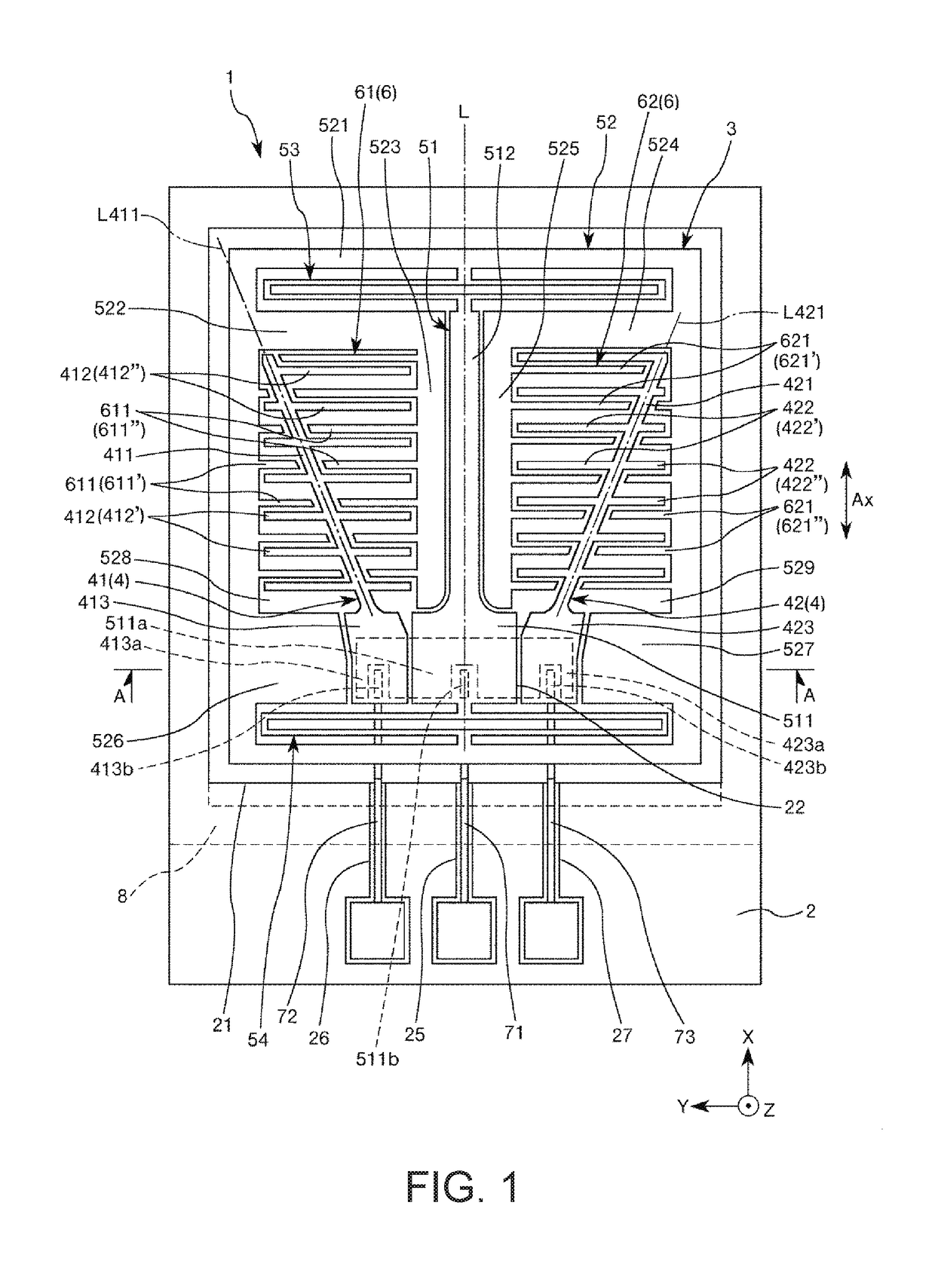 Physical quantity sensor, physical quantity sensor device, electronic apparatus, and vehicle