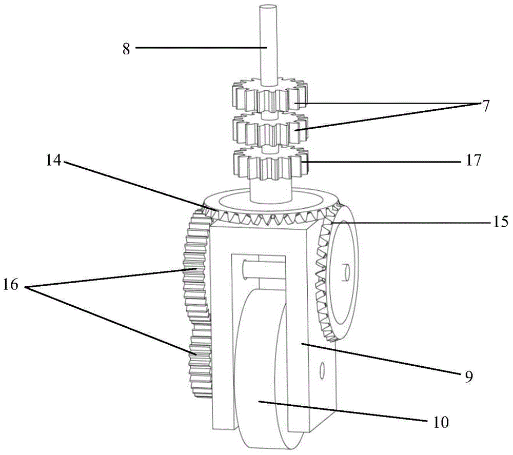 Omnidirectional wheel system and vacuum leak detection robot