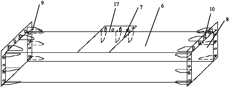 Enclosing purlin comprising square steel pipe and light concrete for supporting foundation pit