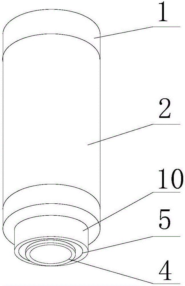 Ceramic composite electronic cigarette heating pipe and electronic cigarette atomizing core employing same