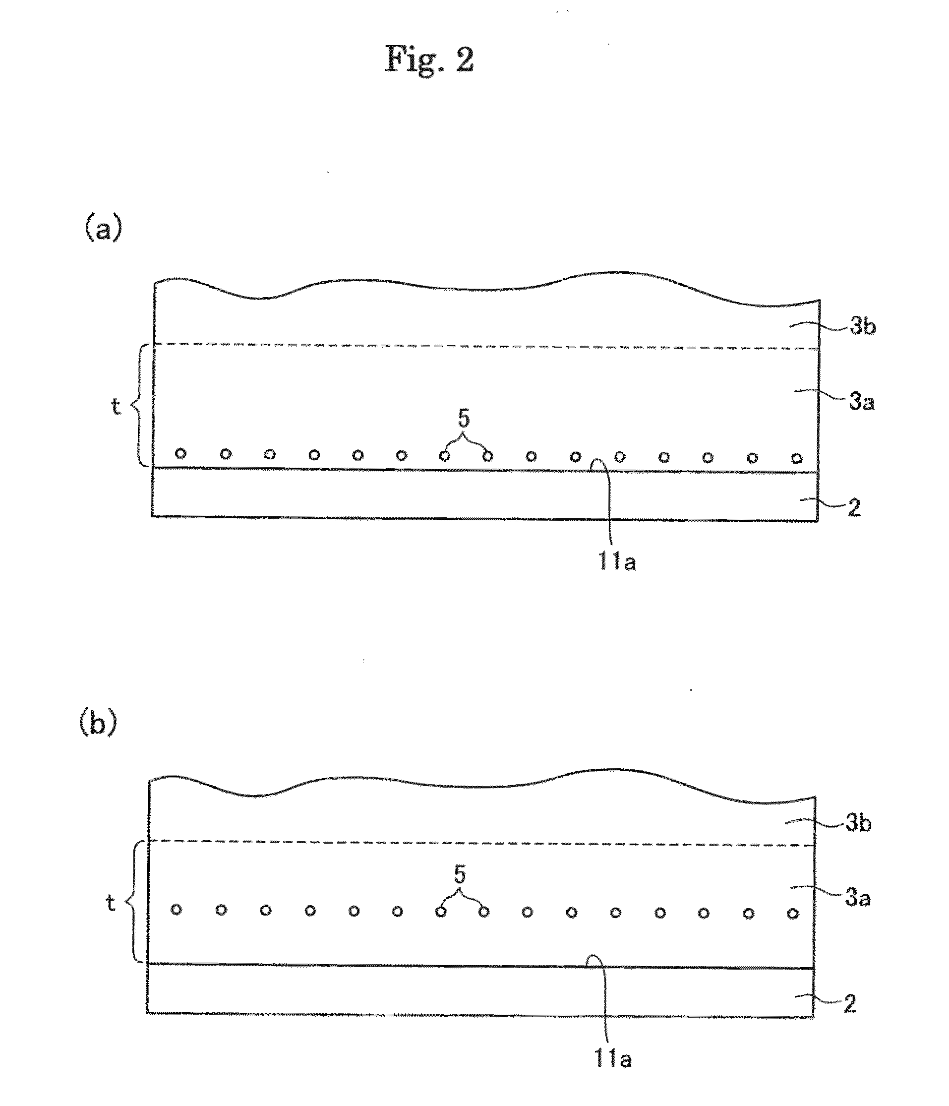 Semiconductor Light-Emitting Element and Laminate Containing Same