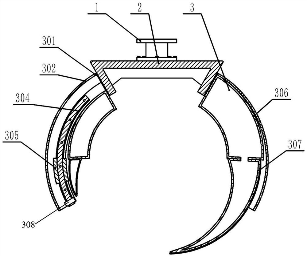 Retractable and flexible drive rescue robot and its rescue method