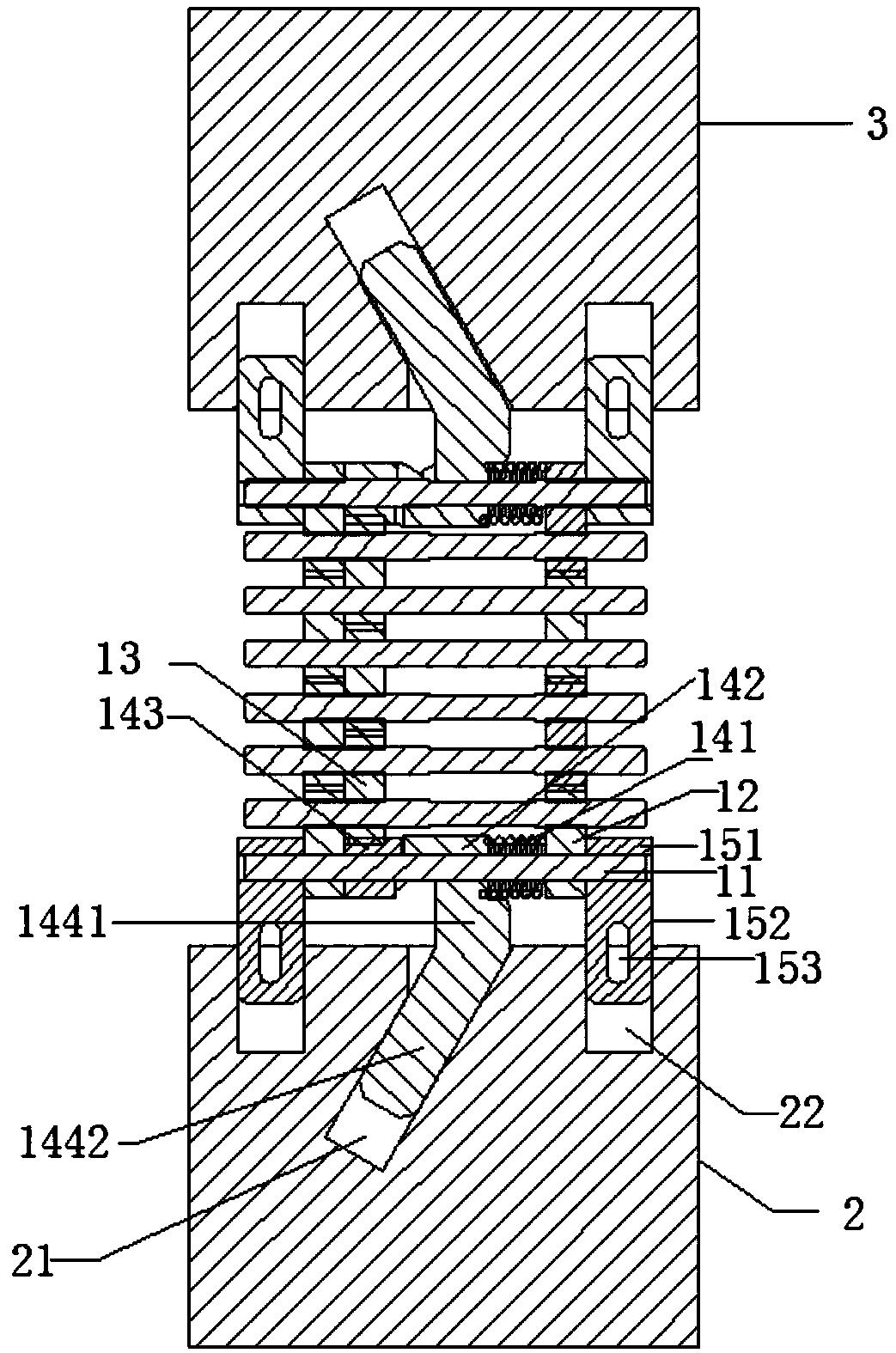 Folding screen rotary shaft and folding screen electric equipment