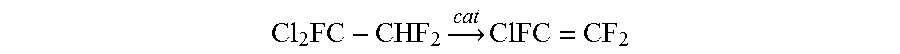 Process for producing chlorotrifluoroethylene