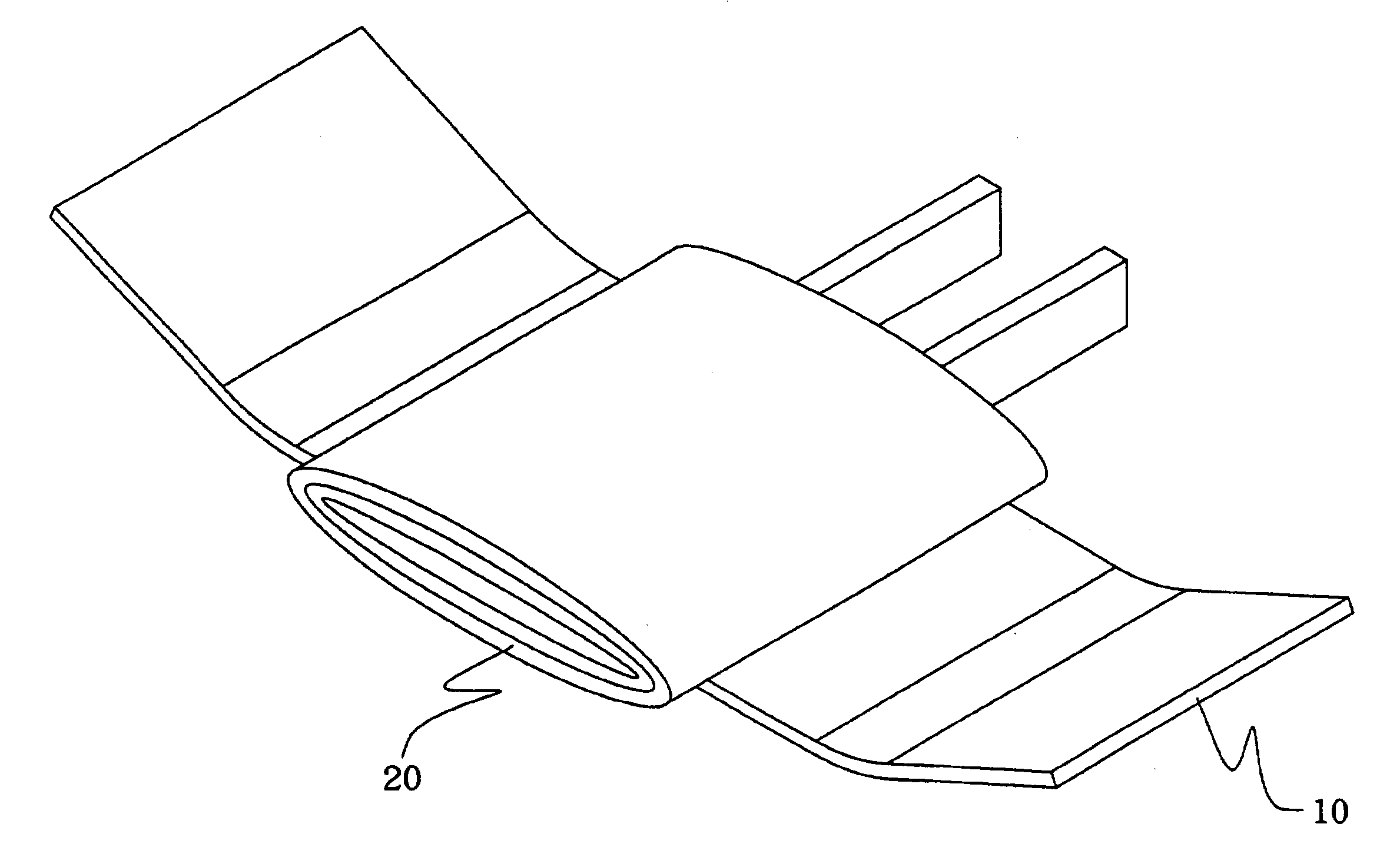 Method for encapsulating a secondary battery