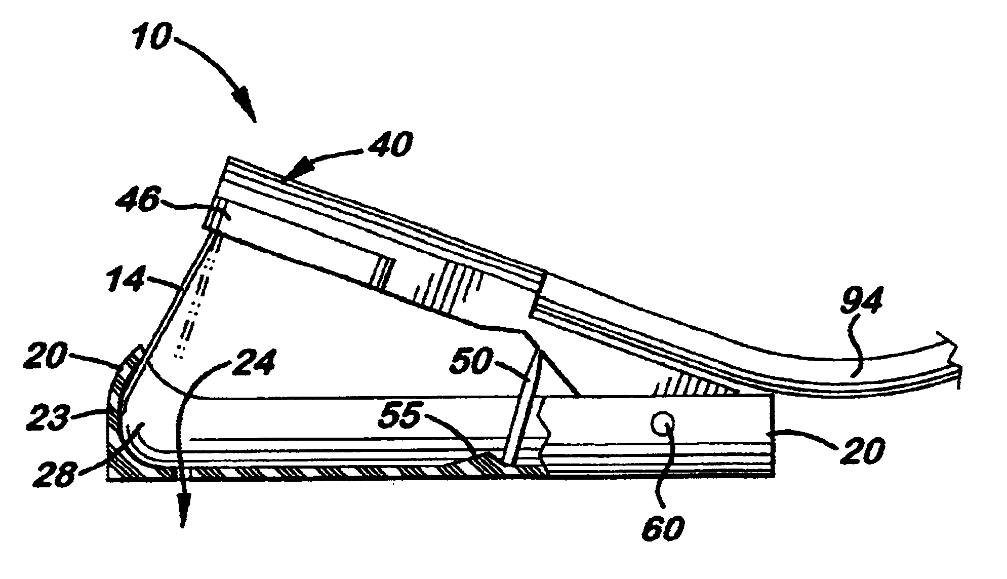 Safety port needle assembly