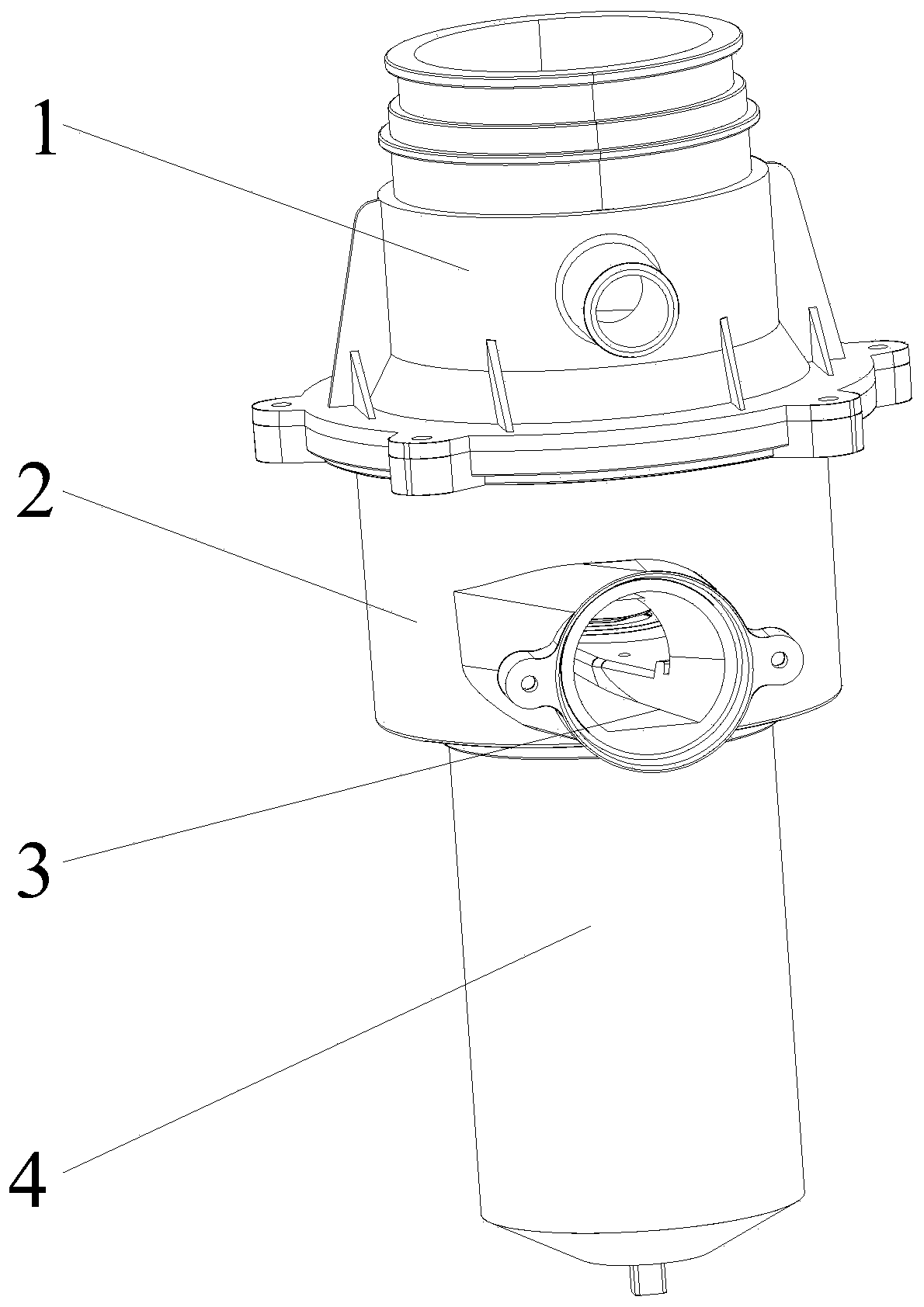 Saw-chip kitchen waste processor