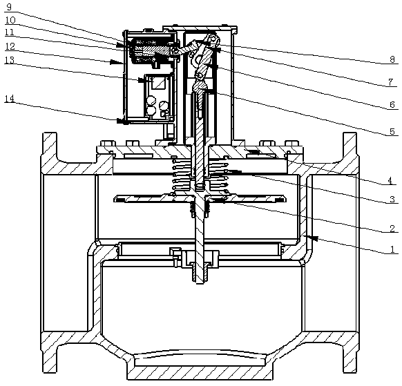 Semiautomatic electromagnetic valve capable of locking heavy load and achieving low-power-consumption and reliable unlocking