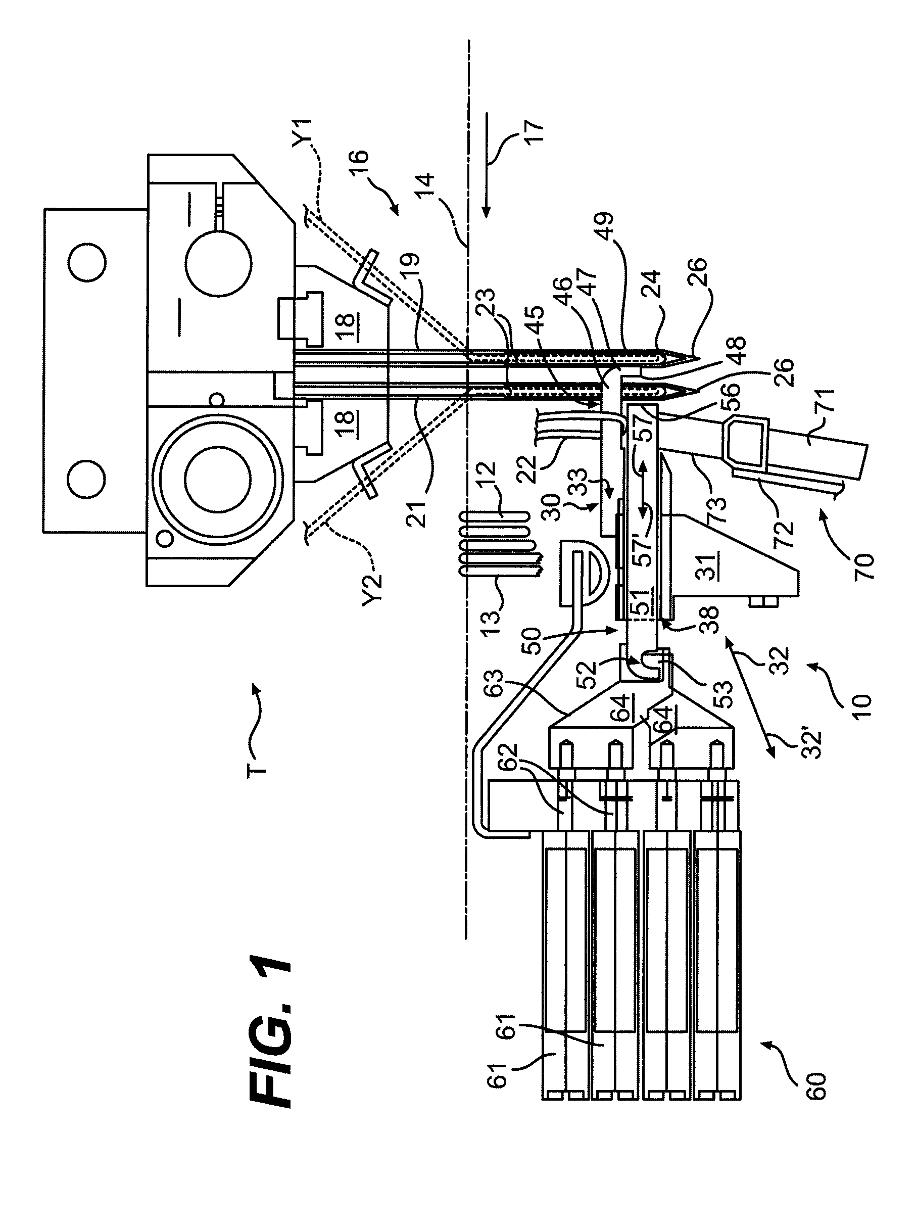 Level cut loop looper and clip assembly