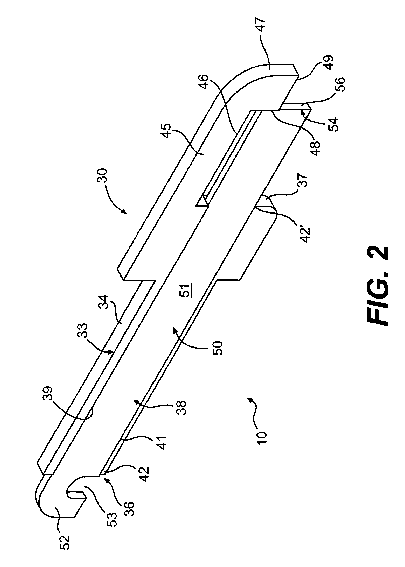 Level cut loop looper and clip assembly