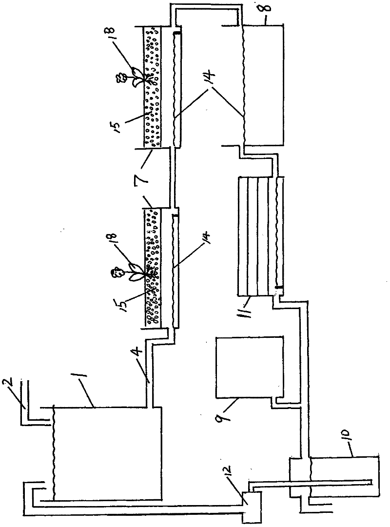 Biomass cyclic planting system on roof